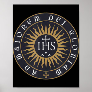 Ignatius of Loyola Society of Jesus Katholieke T-S Poster