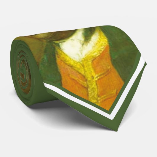 IGNATIUS SANCHO | Foto groen BHM toevoegen | Monog Stropdas (Opgerold)