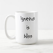 Igneous is gebaar koffiemok (Links)