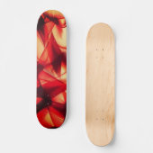 Ignite Your Ride: Fiery Modern Skateboard (Voorkant)