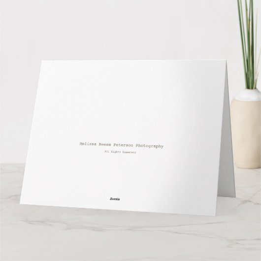 "Ignition" Antiek Classic Car Grote Kaart (Achterkant)