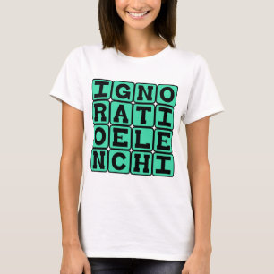 Ignoratio Elenchi, Irrelevante Conclusie Latijn T-shirt