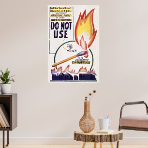 Ignorer la sécurité, pas les incendies : Poster vi