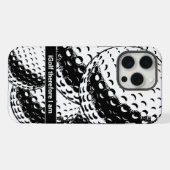 iGolf Abstrait Humour Golf Drôle (Verso Horizontal)