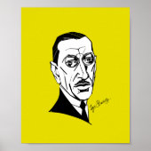 Igor Stravinsky Poster (Voorkant)