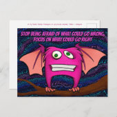 Igor the bat, w/quote briefkaart (Voorkant / Achterkant)
