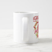 "iGRANDMA" Mug de café géant de 20 oz (Dos)