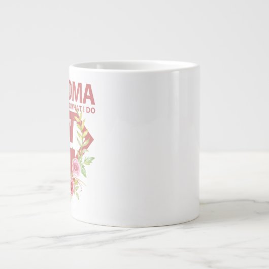 "iGRANDMA" Mug de café géant de 20 oz (Devant)