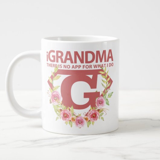 "iGRANDMA" Mug de café géant de 20 oz (Gauche)