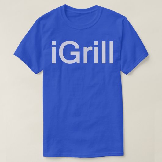 iGrill Funny BBQ Koking T-shirt (Design voorkant)