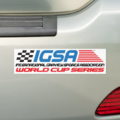 IGSA World Cup Bumpersticker (Op auto)
