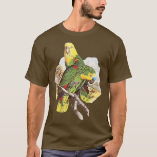 Iguaca de Puerto Ricaanse papegaai voor mannen T-shirt