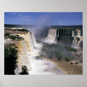 Iguacu Watervallen, Brazilië Poster