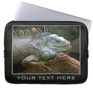 Iguana aangepaste laptophoezen laptop sleeve