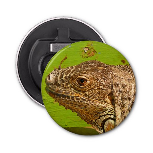 IGUANA BUTTON FLESOPENER (Voorkant)