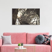 Iguana Canvas Afdruk (Insitu (Woonkamer))