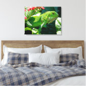 Iguana Canvas Afdruk (Insitu (Slaapkamer))