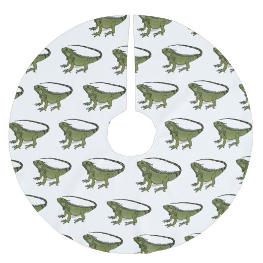 Iguana cartoon illustratie kerstboom rok (Voorkant)