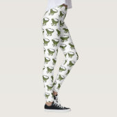 Iguana cartoon illustratie leggings (Rechts)