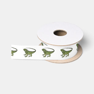 Iguana cartoon illustratie lint