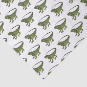 Iguana cartoon illustratie tissuepapier (Detail)