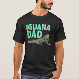 Iguana Dad Reptiles Pet Lizards Reptile Owner Gra T-shirt