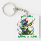 Iguana Dweller Rock & Roll Sleutelhanger (Voorkant)