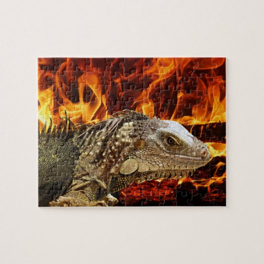 Iguana Fire Legpuzzel (Horizontaal)
