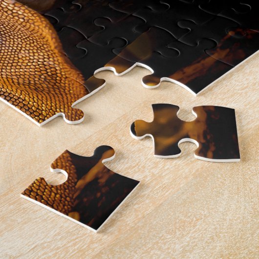 Iguana Head Close up, Jigsaw Puzzle (Côté)
