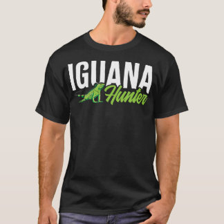Iguana Hunter Herbivorous Lizard Sharp Eye Specie T-shirt