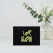 Iguana Hunter Visitekaartje (Staand voorkant)