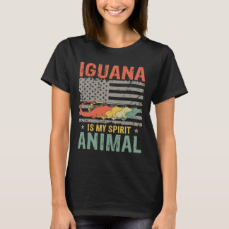 Iguana is mijn dierbare vlag T-shirt