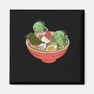 Iguana Kawaii Ramen Funny Pet Gift Magneet
