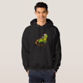 Iguana Kerst Licht Sweater Dieren Xmas (Voorkant volledig)