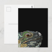 Iguana Lizard Animal Iguana Briefkaart (Voorkant / Achterkant)
