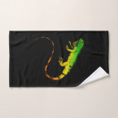 Iguana Lizard Beau Cadeau Iguana (Serviette à main)