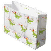 Iguana Lizard Partdens Animals met een partij Groot Cadeauzakje (Voorkant Gekanteld)
