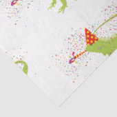 Iguana Lizard Partdens Animals met een partij Tissuepapier (Detail)