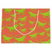 Iguana Lizard Pattern Groot Cadeauzakje (Voorkant)