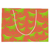 Iguana Lizard Pattern Groot Cadeauzakje (Achterkant)