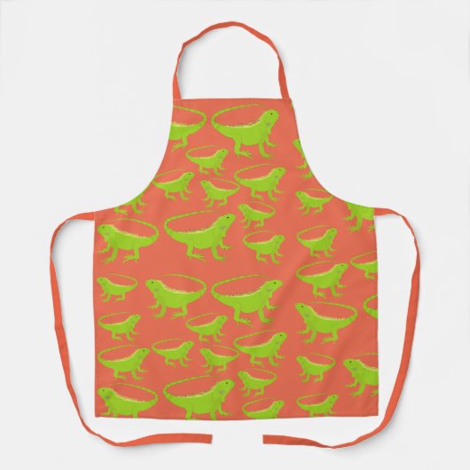 Iguana Lizard Pattern Schort (Voorkant)