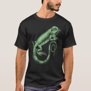 Iguana Lizard Reptile Leguan Green Pet Animal Herp T-shirt