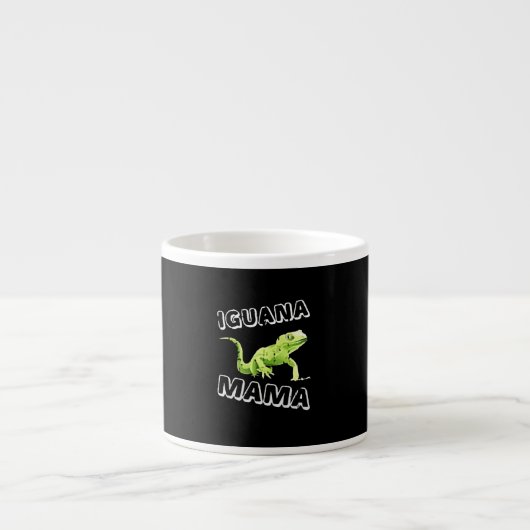 Iguana mama espresso kop (Voorkant)