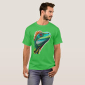 Iguana-portret T-shirt (Voorkant volledig)
