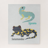 Iguana & Salamander Jigsaw Puzzle (Vertical)