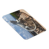 Iguana Sculpture Isla Mujeres, Mexique Magnet phot (Côté Droit)