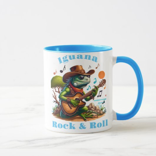 Iguana Serenading Swamp Dweller Rock & Roll Mok (Rechts)