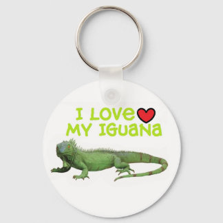 Iguana Sleutelhanger "Ik hou van mijn Iguana"