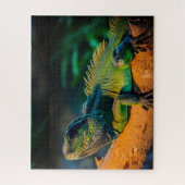 Iguana Wildlife Jigzaag Puzzle Legpuzzel (Verticaal)