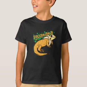 Iguanana Iguana Banana Design for Reptile Keepers T-shirt